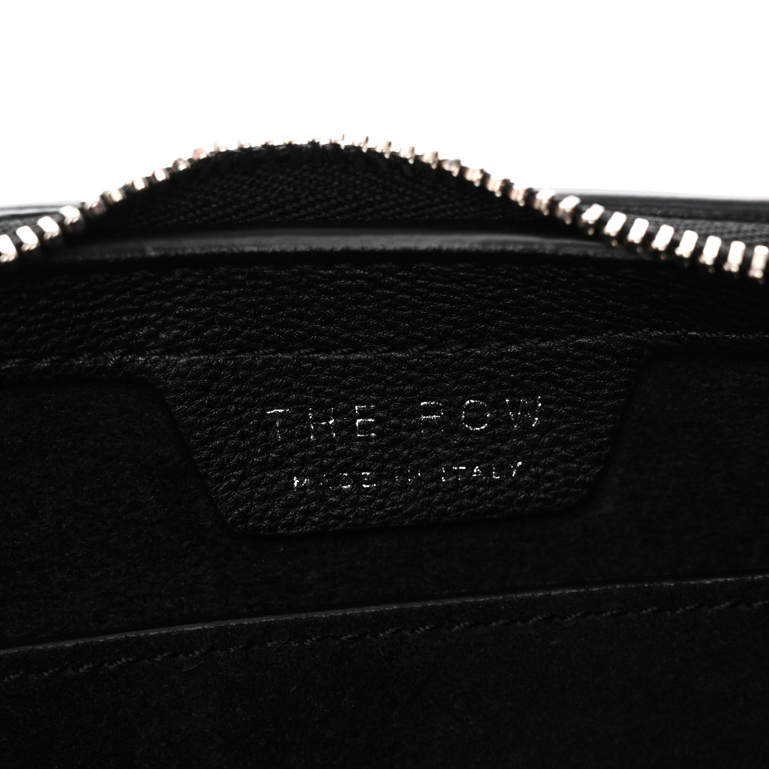 The Row Grained Calfskin Small Everyday Shoulder Bag Black 6 of 9