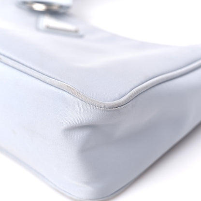 Prada Tessuto Nylon Mini Re-Edition 2000 Bag Fiordaliso 10 of 12