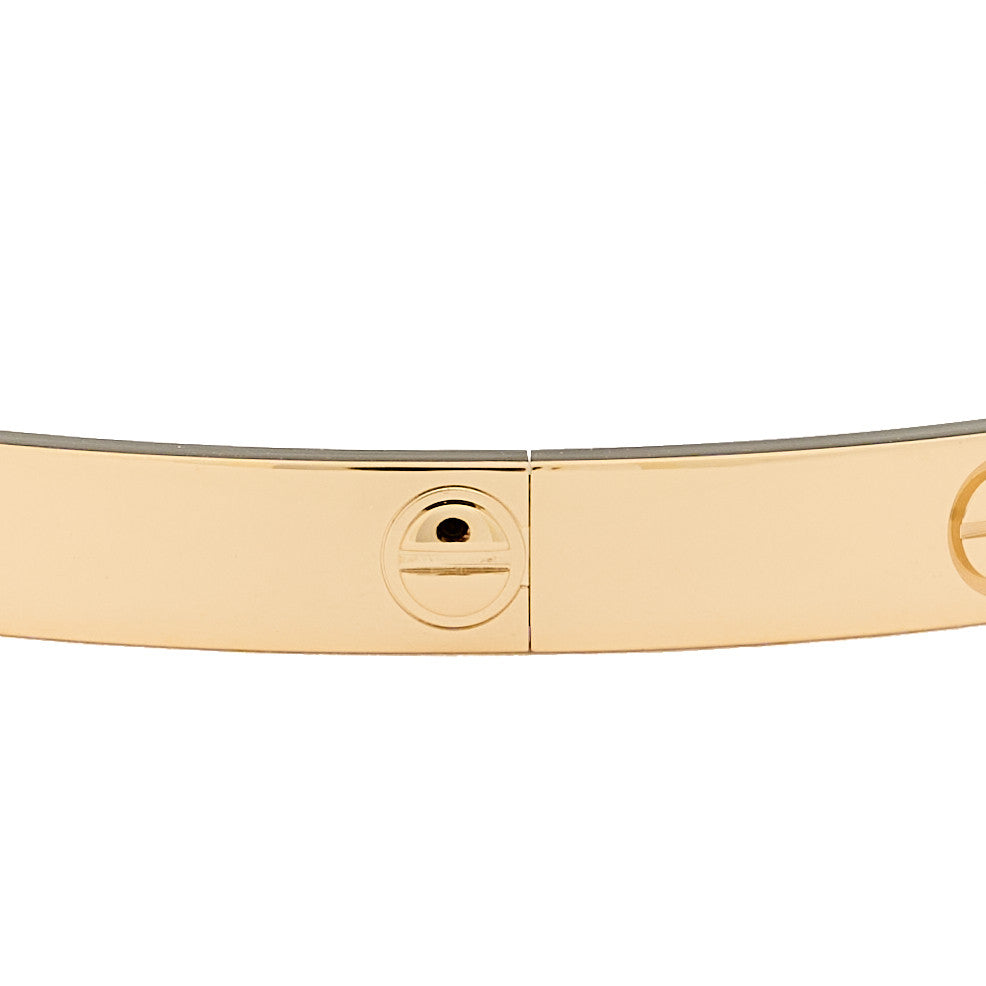 18K Yellow Gold Medium LOVE Bracelet 17