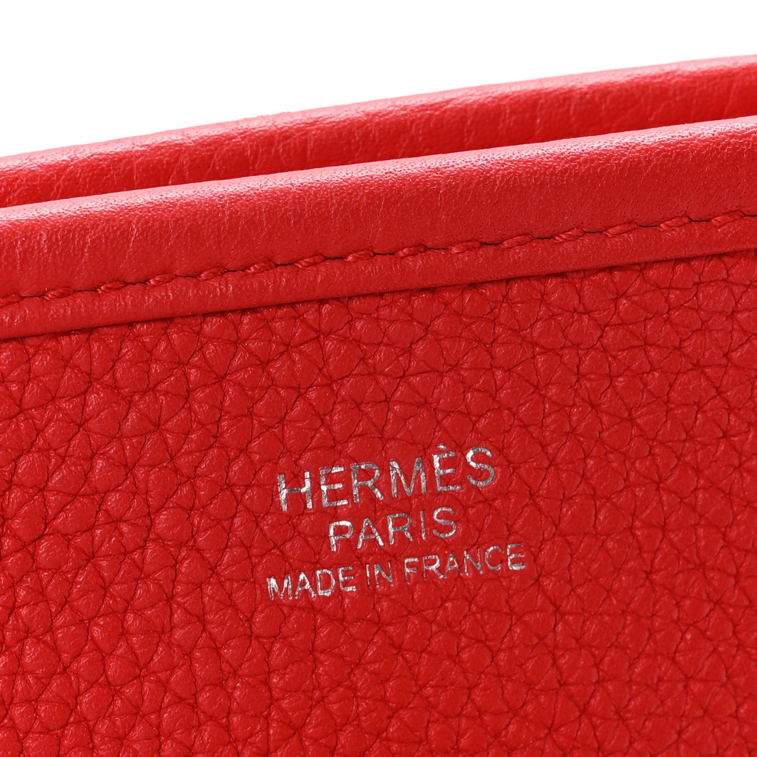 Hermes Taurillon Clemence EVELYNE III PM Rouge de Coeur 5 of 10