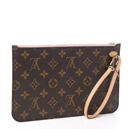 Louis Vuitton Monogram Neverfull MM GM Pochette Rose Ballerine 2 of 6