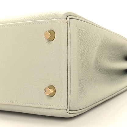 Hermes Togo Kelly Retourne 25 Gris Neve 10 of 10