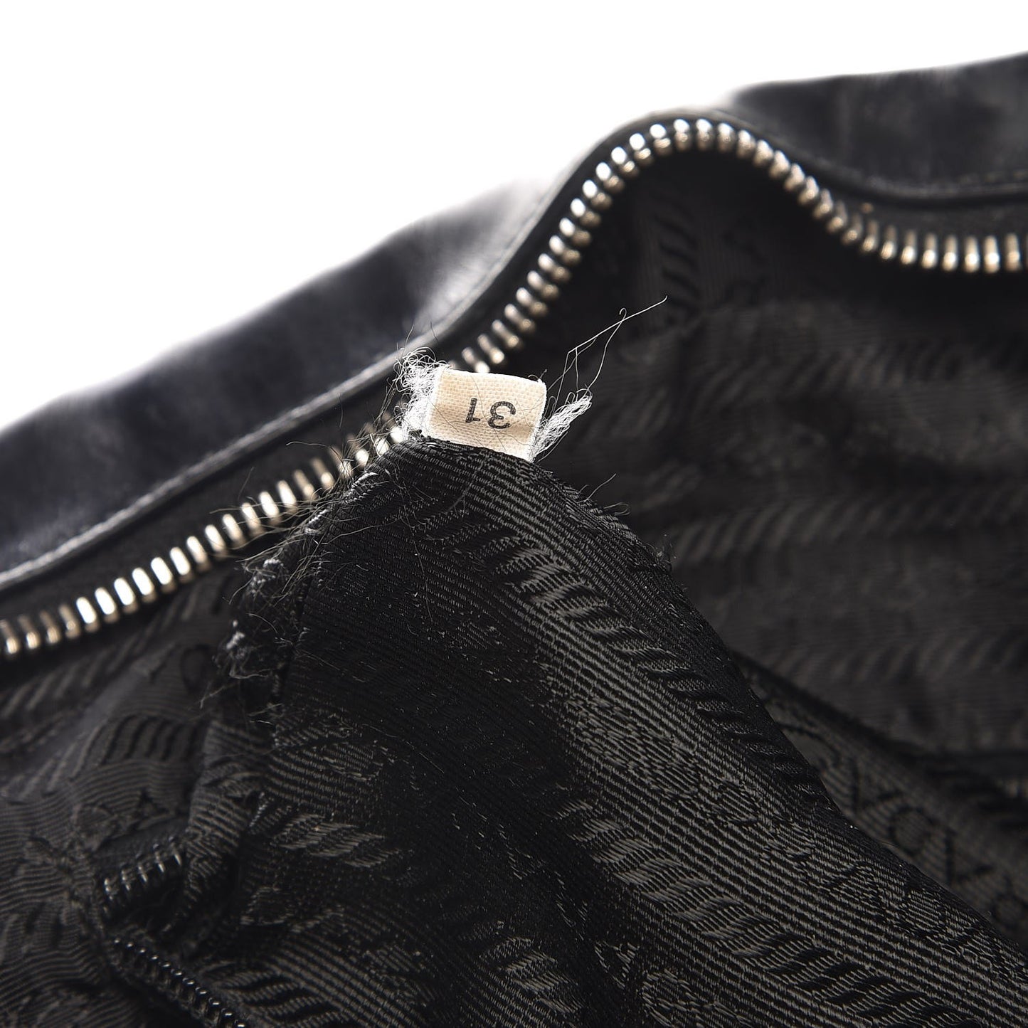 Vitello Drive Perforated Bowling Bag Gesso Black