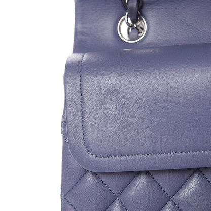 Chanel Lambskin Quilted Medium Double Flap Light Purple 17 of 21