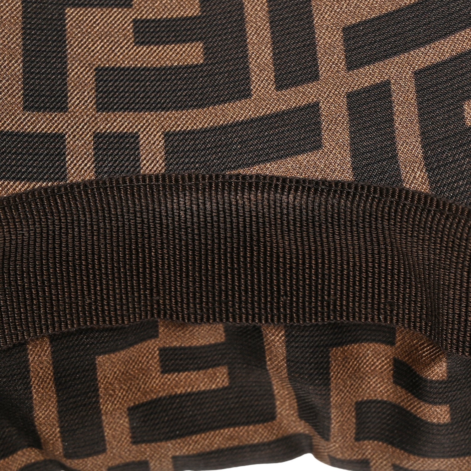 Fendi Silk FF Logo Visor Tobacco 8 of 8