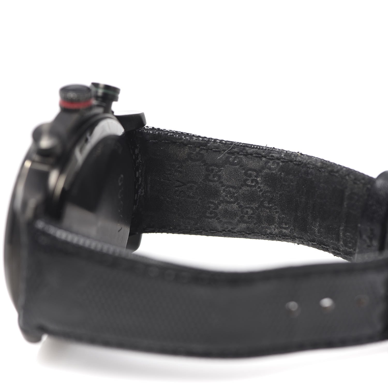 Gucci PVD Stainless Steel Nylon 45mm G-Timeless Chronograph Quartz Watch Black 6 of 6