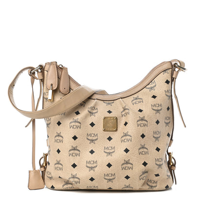 MCM Visetos Hobo Beige 1 of 9