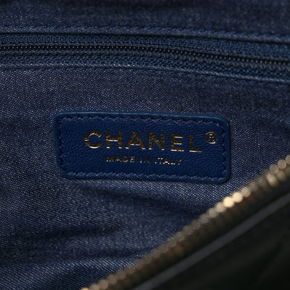Chanel Lambskin Quilted Resin Bi-Color Waist Bag Fanny Pack Black 6 of 9