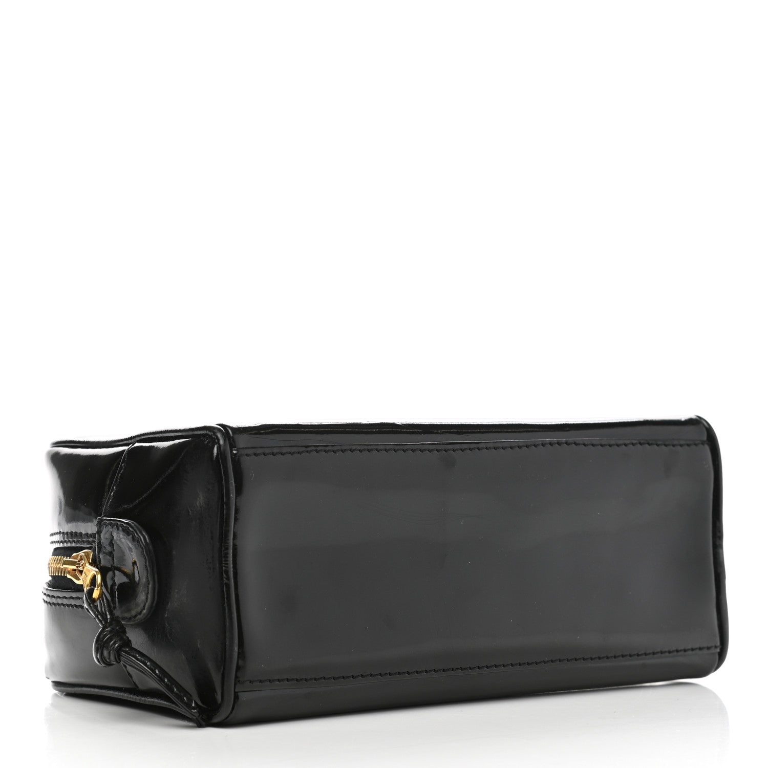 Chanel Patent Timeless CC Cosmetic Pouch Black 4 of 12