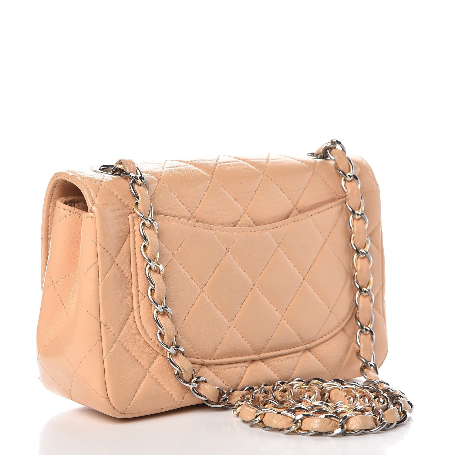 Chanel Lambskin Quilted Extra Mini Flap Beige 3 of 7