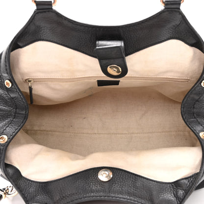 Gucci Calfskin Medium Sukey Tote Black 4 of 13