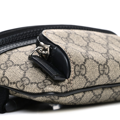 Gucci GG Supreme Monogram Belt Bag Black 8 of 9