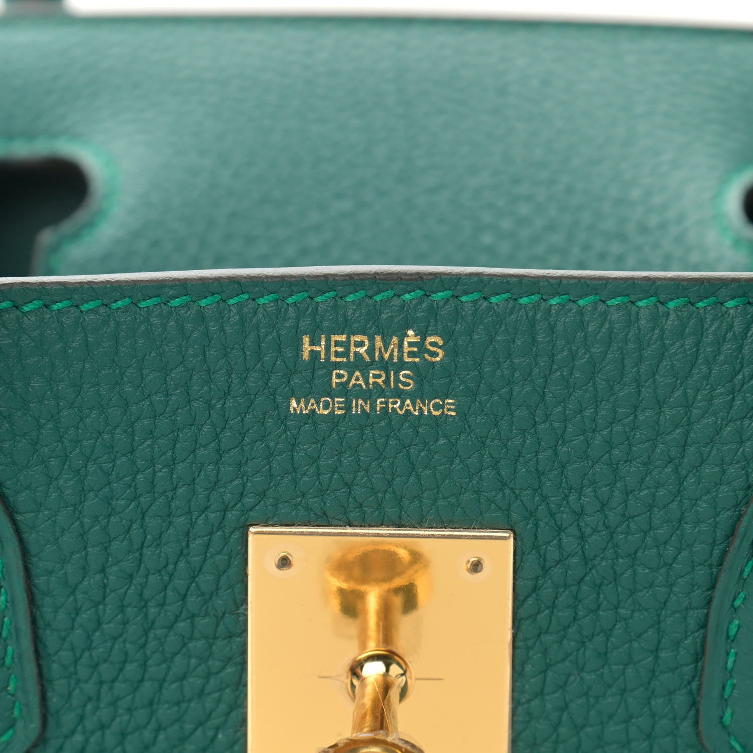Hermes Togo Birkin 30 Malachite 6 of 10