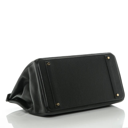 Hermes Taurillon Clemence Birkin 40 Black 5 of 24