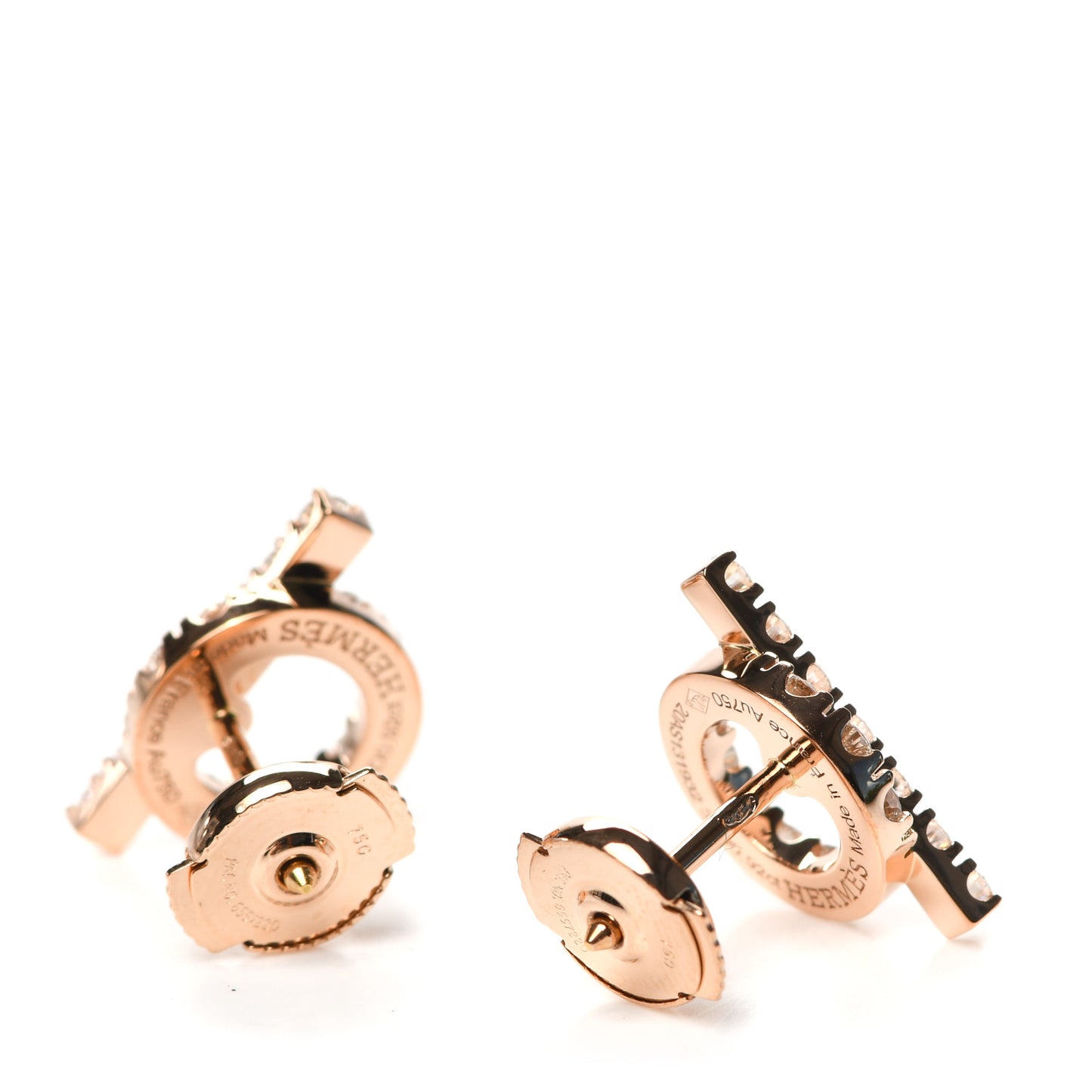 18K Rose Gold Diamond Finesse Earrings