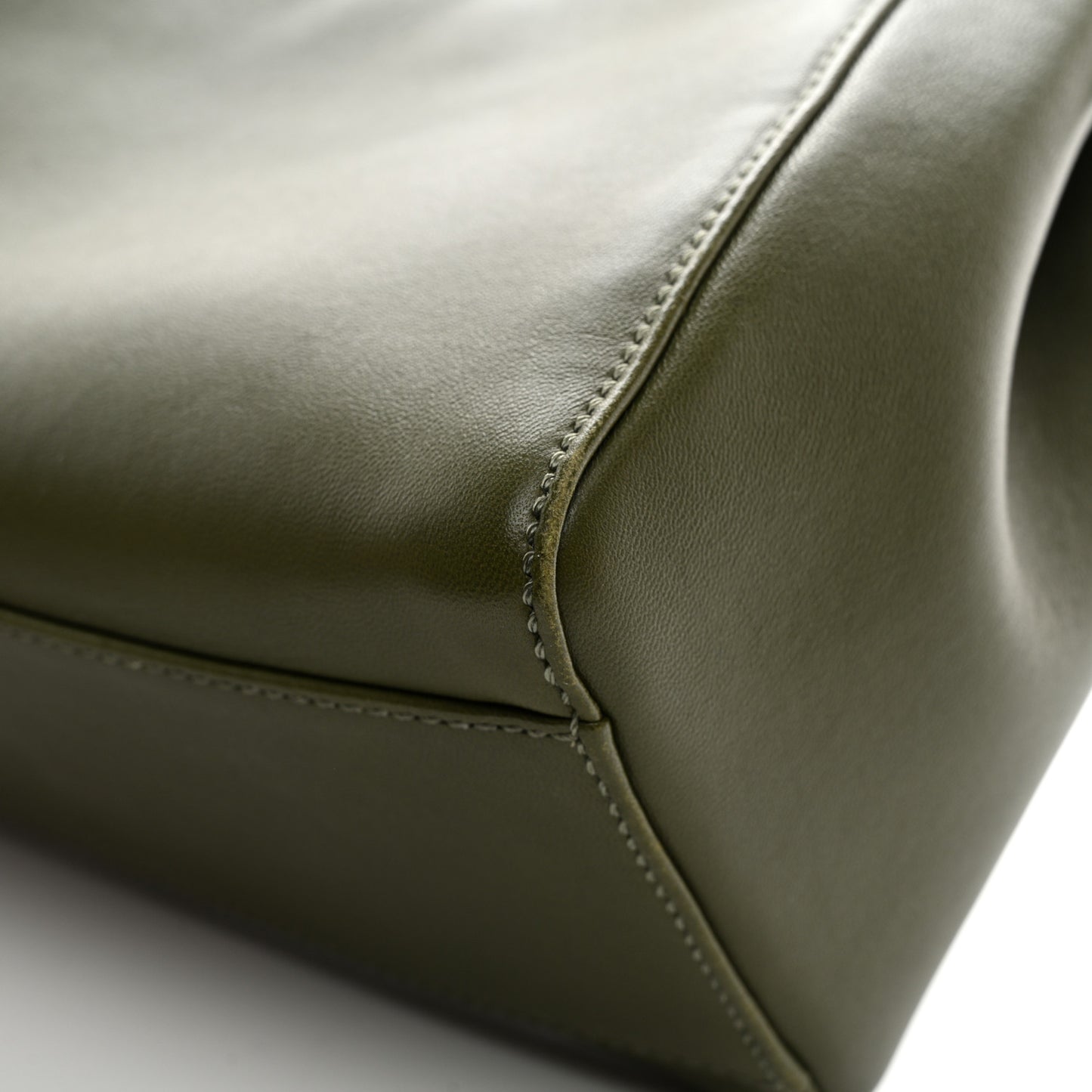 Nappa Mini Peekaboo Iconic Satchel Verde Equatore