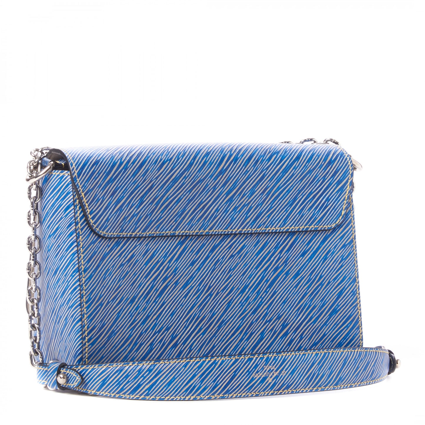 Epi Twist Shoulder Bag MM Denim Light