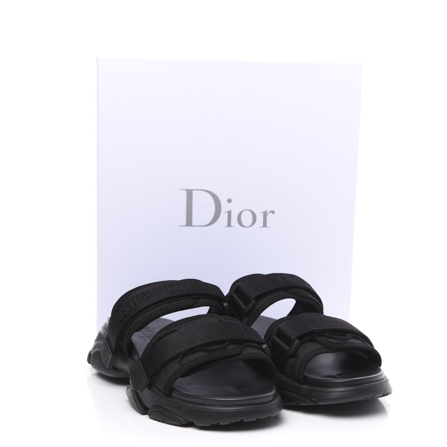 Technical Fabric D-Wander Slide Sandals 40 Black