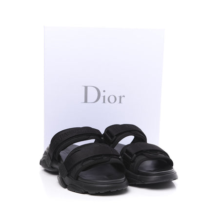 Christian Dior Technical Fabric D-Wander Slide Sandals 40 Black 9 of 9