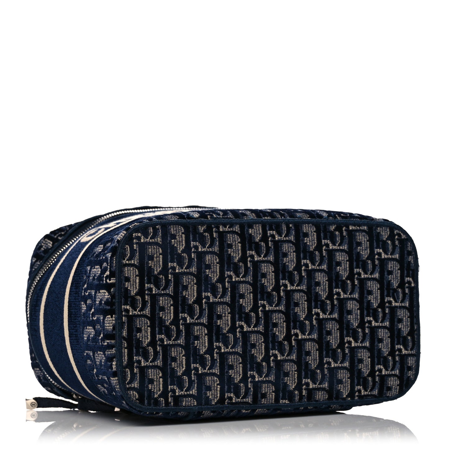 Oblique Diortravel Vanity Case Blue