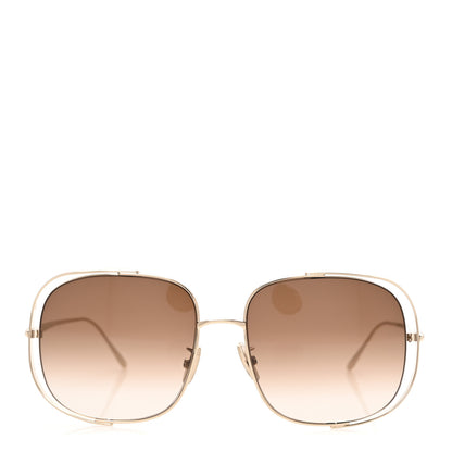 Loewe Metal Rectangular Sunglasses LW40148U Gold Brown 2 of 7