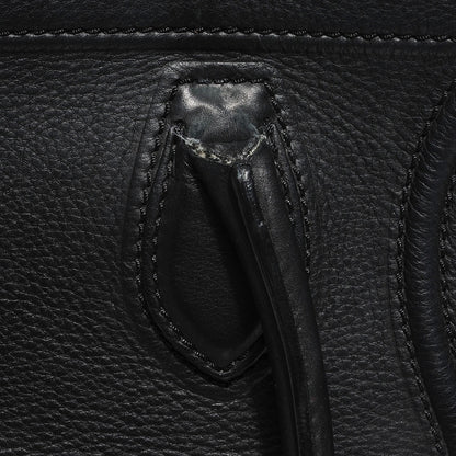 Celine Supple Calfskin Medium Phantom Luggage Black 5 of 9