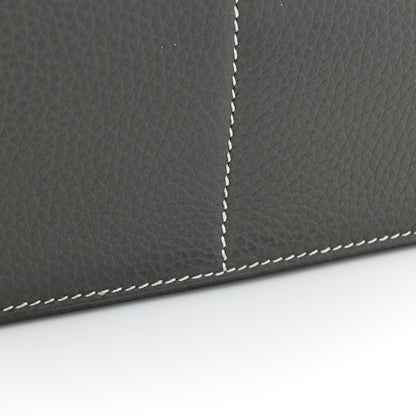 Hermes Taurillon Clemence Halzan 31 GM Gris Meyer 10 of 10