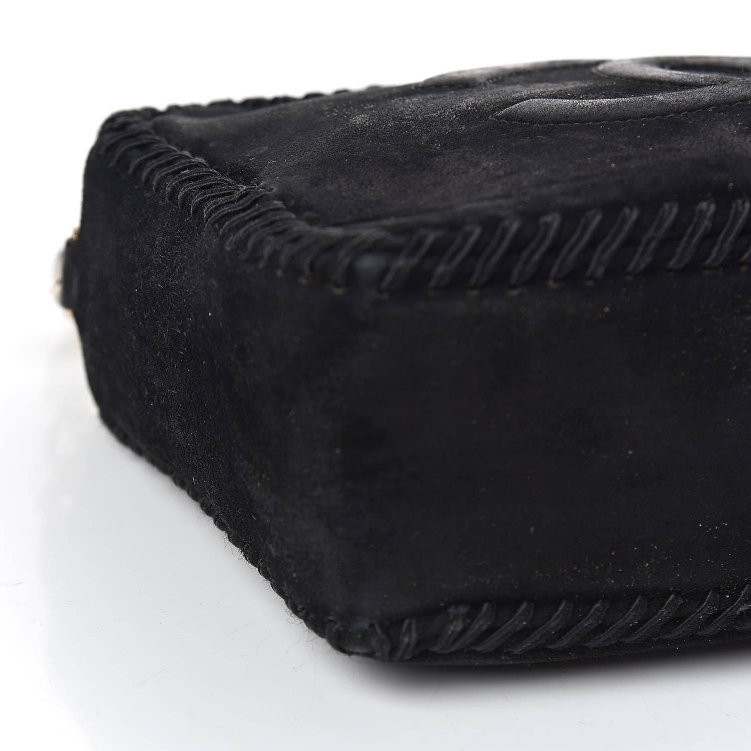 Chanel Suede CC Tassel Camera Case Black 9 of 13
