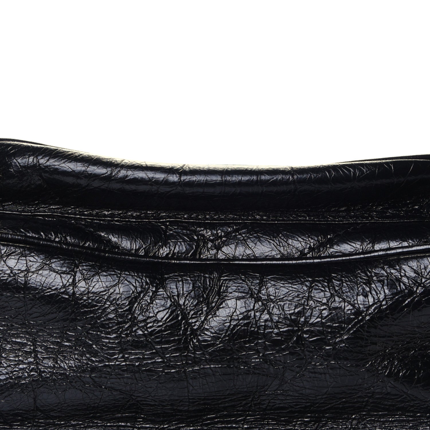 Saint Laurent Crinkled Calfskin Matelasse Monogram Medium Niki Chain Satchel Black 24 of 25