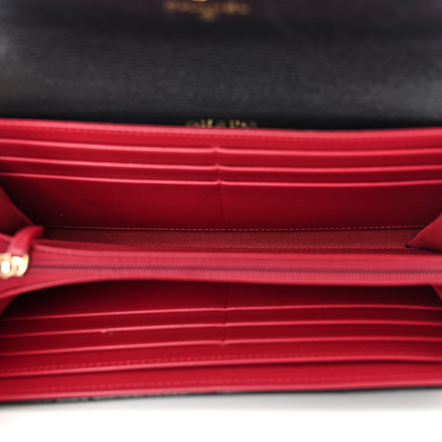 Lambskin Quilted Chanel 19 Flap Wallet Black
