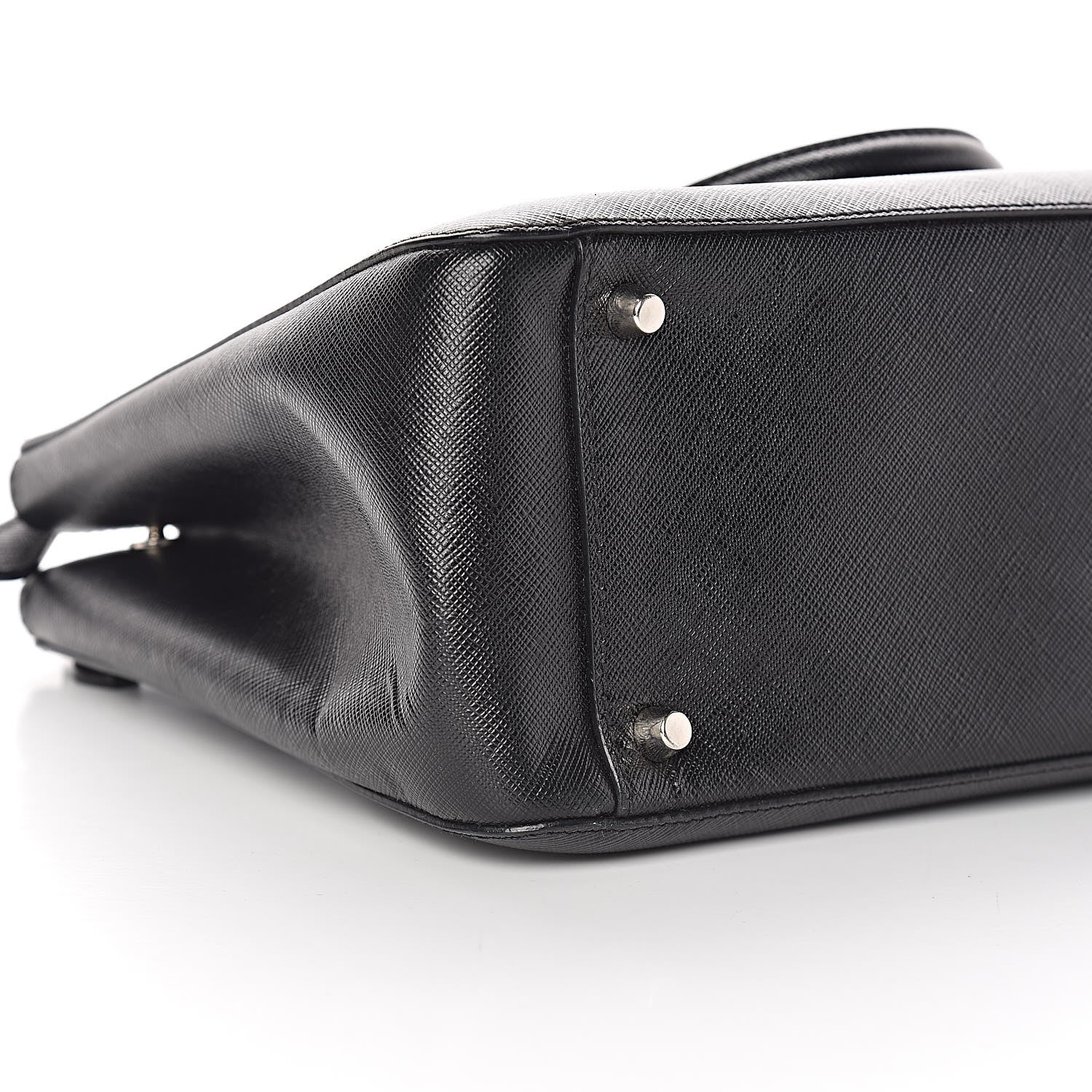 Prada Saffiano Small Galleria Double Zip Tote Black 13 of 16