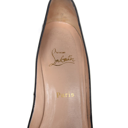 Christian Louboutin Patent Very Prive 120 Pumps 41 Black Red 9 of 10