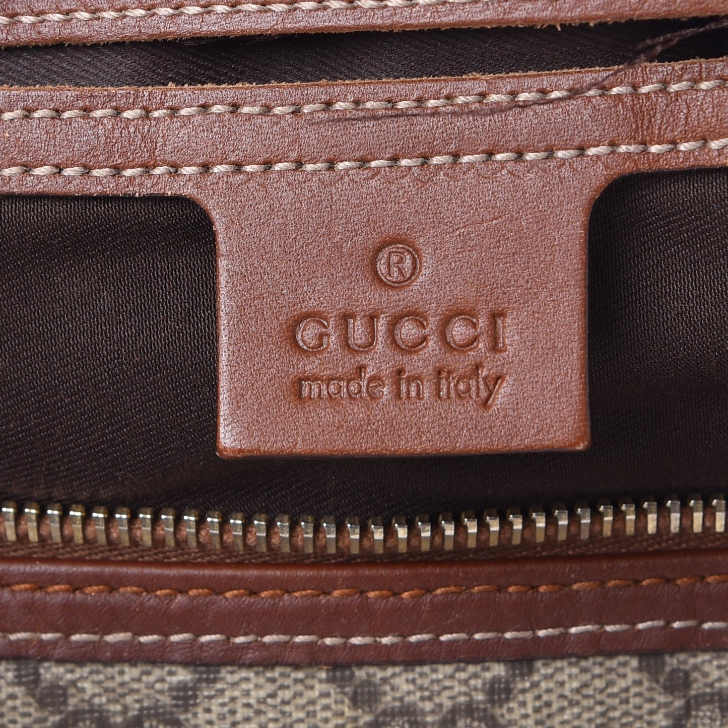 GG Plus Monogram Medium Joy Boston Brown