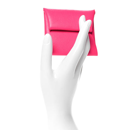 Hermes Chevre Chamkila Bastia Coin Purse Rose Pop 2 of 6