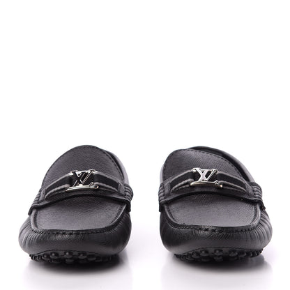 Louis Vuitton Taiga Hockenheim Moccasin Loafers 8 Black 2 of 10