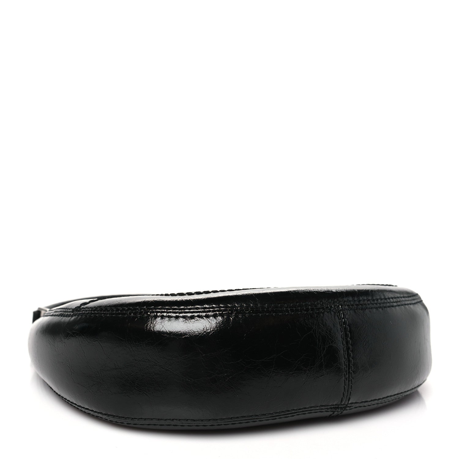 Marc Jacobs Crinkled Calfskin Crusier Crescent Bag Black 4 of 10