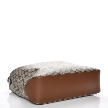 Gucci GG Supreme Monogram Large Linea A Hobo Light Brown 5 of 8