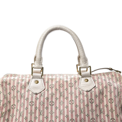 Louis Vuitton Mini Lin Croisette Speedy 30 Rouge 11 of 11