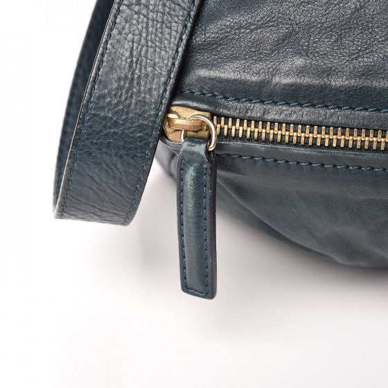 Calfskin Large Pandora Teal