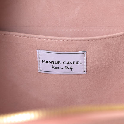 Mansur Gavriel Calfskin Circle Crossbody Bag Coral 6 of 11