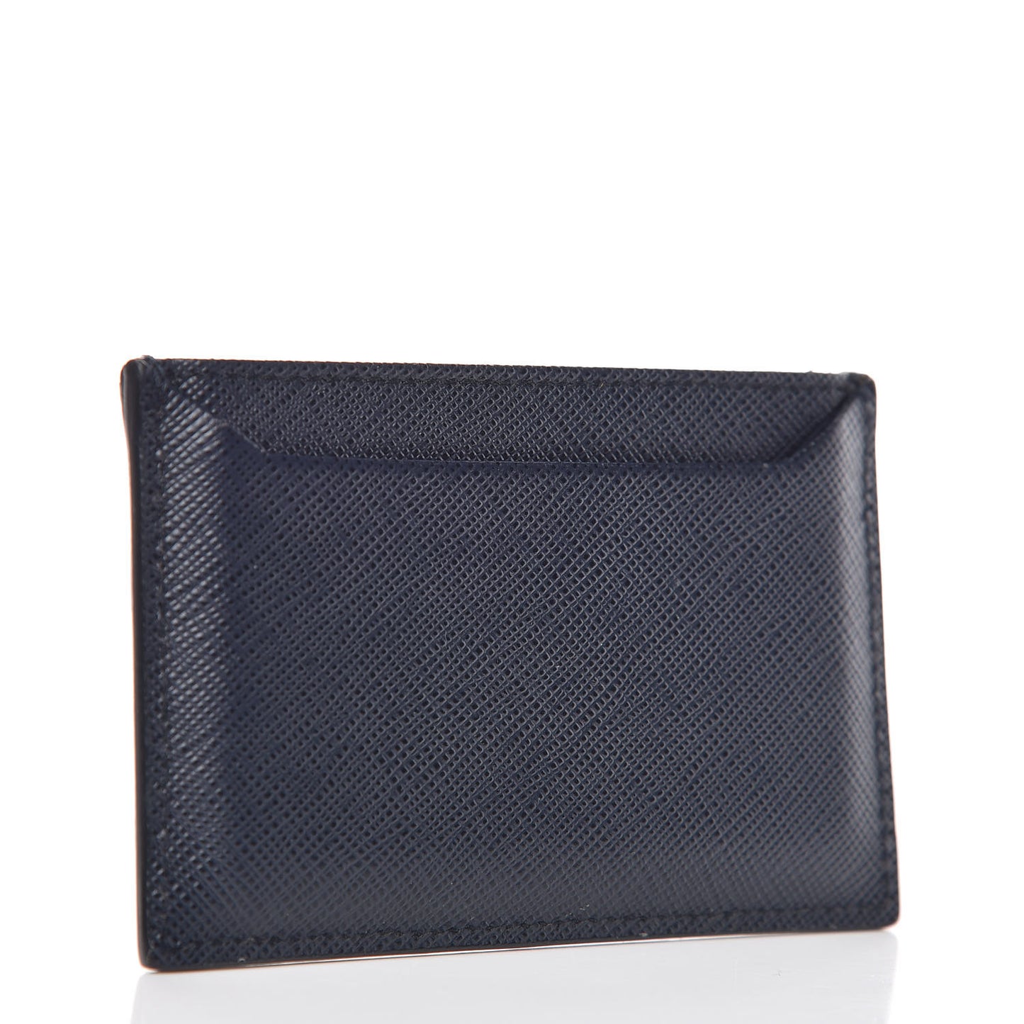 Saffiano Greche Card Holder Baltico Rosso