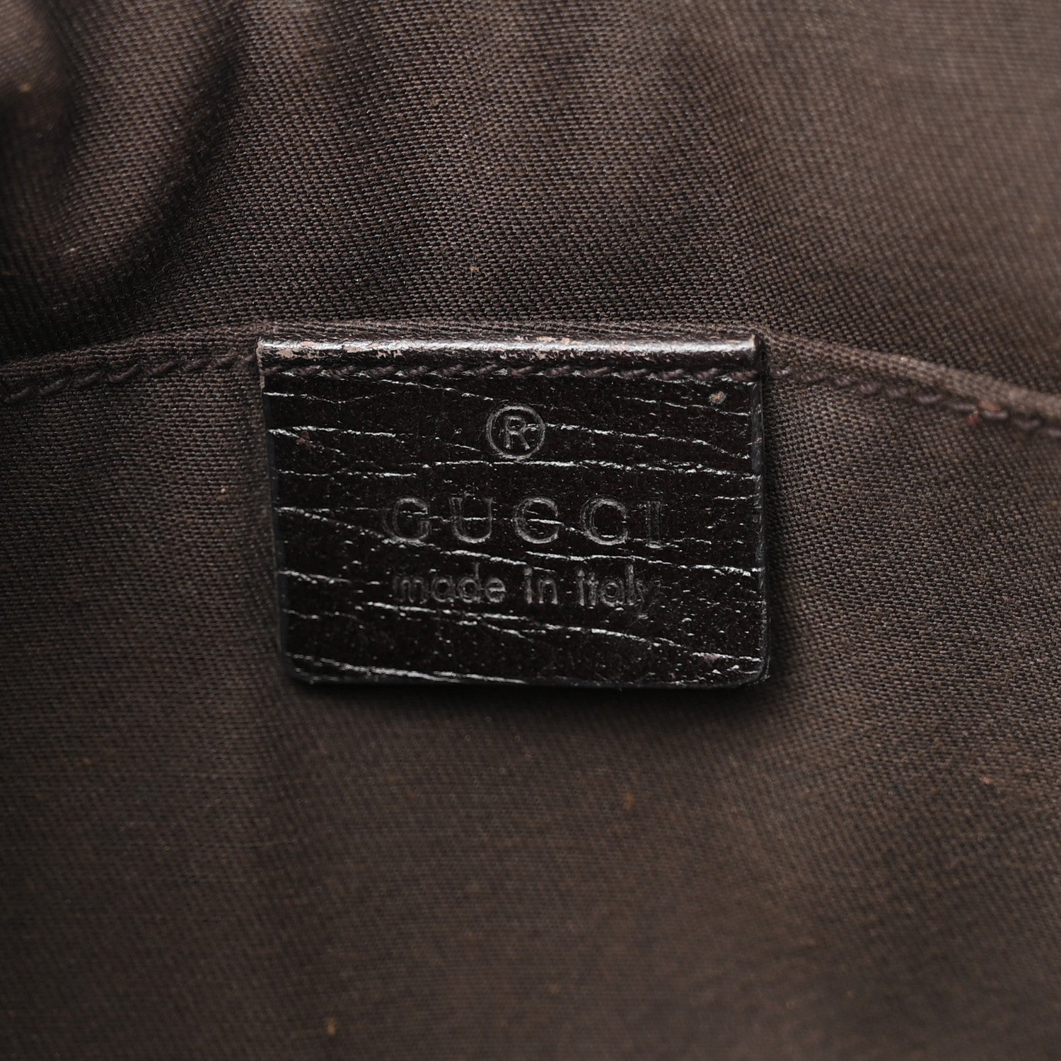 Gucci Monogram Web Pochette Dark Brown 6 of 9