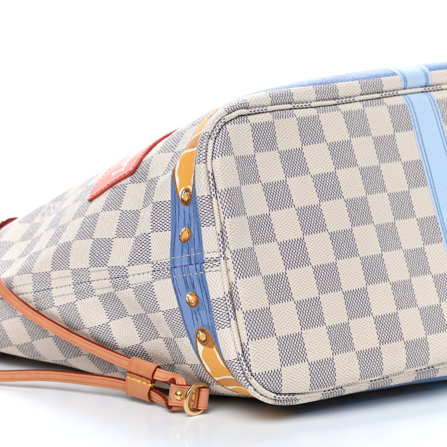 Louis Vuitton Damier Azur Summer Trunks Neo Neverfull MM 8 of 9
