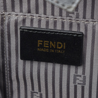 Fendi Vitello Elite Flamingo Regular 2Jours Tote Grigio Grigio Chiaro 8 of 19