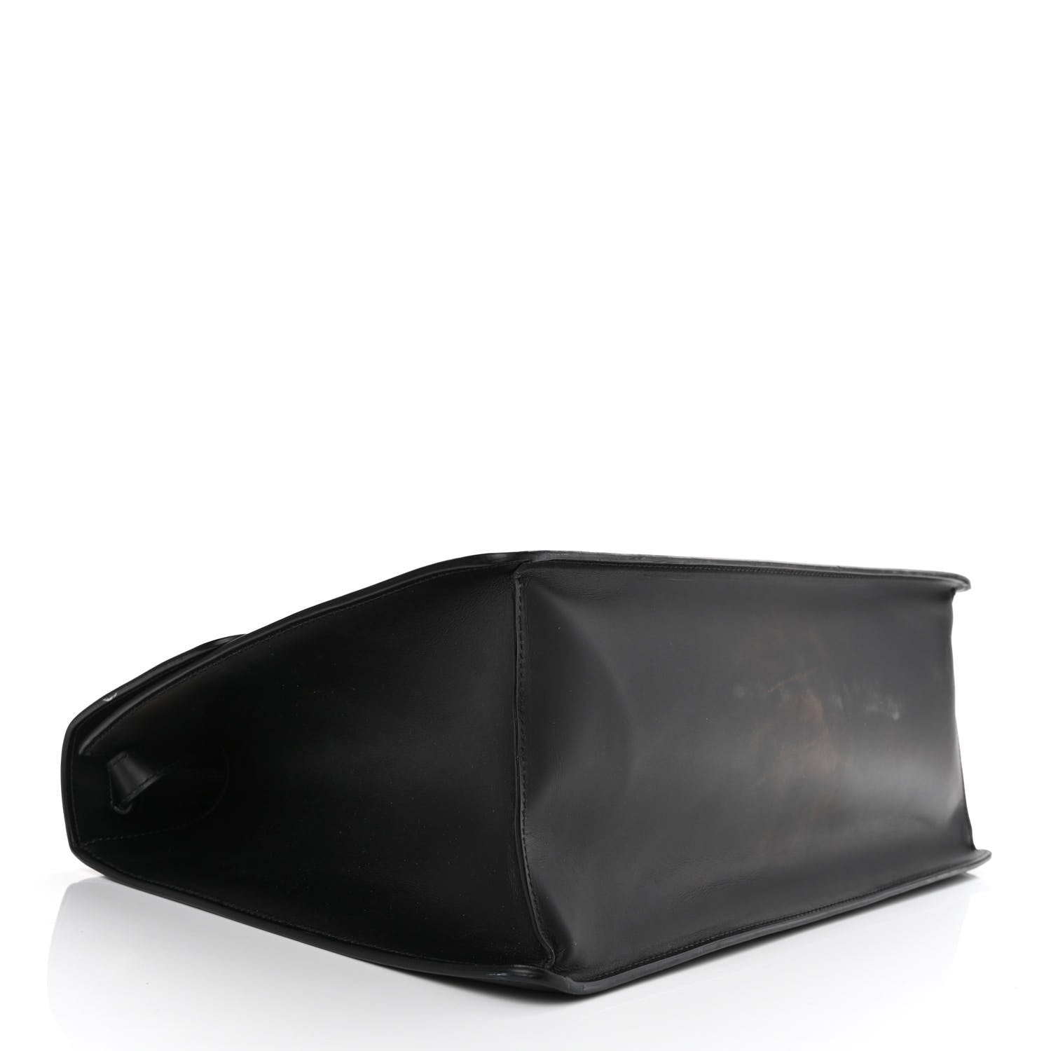 Gucci Calfskin Maxi Sylvie Top Handle Bag Black 4 of 15