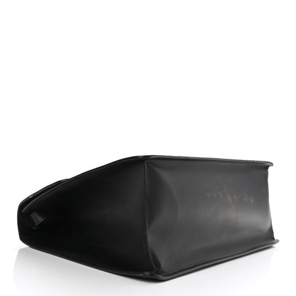 Gucci Calfskin Maxi Sylvie Top Handle Bag Black 4 of 15