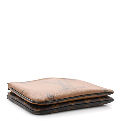 Louis Vuitton Reverse Monogram Giant Double Zip Pochette 4 of 10
