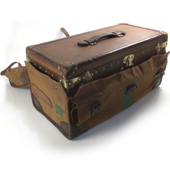 Antique Shoe Trunk - Canvas Cover