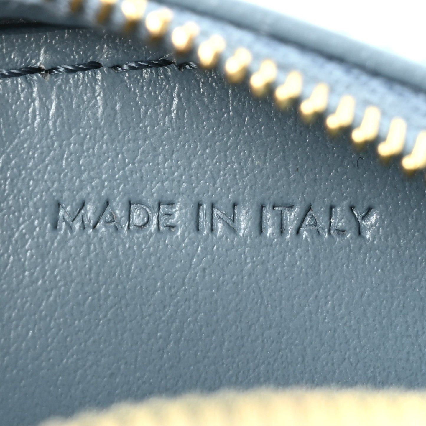 Smooth Calfskin Cuir Triomphe Oval Bag Denim