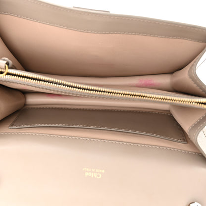 Chloe Shiny Goatskin Calfskin Mini Aby Chain Shoulder Bag Motty Grey 5 of 14